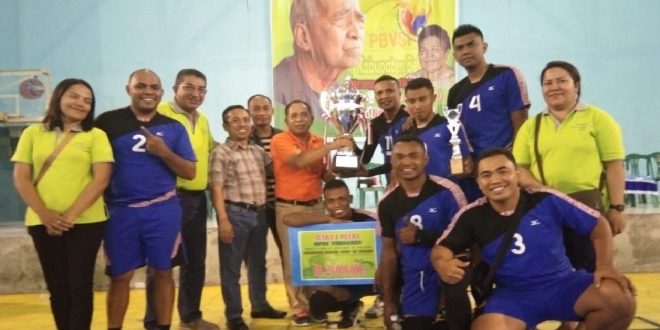 Tim Bhayangkara Polres Belu Raih Juara di Turnamen Paulus Bria Cup II 2019