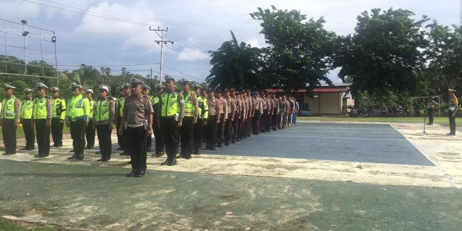 Ingat Kembali Gerakan Baris-Berbaris, Kasat Lantas Polres Rote Ndao Pimpin Latihan PBB