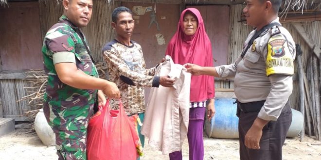 Wujudkan Sinergitas, Bhabinkamtibmas dan Babinsa Berbagi Kasih Dengan Warga Binaan