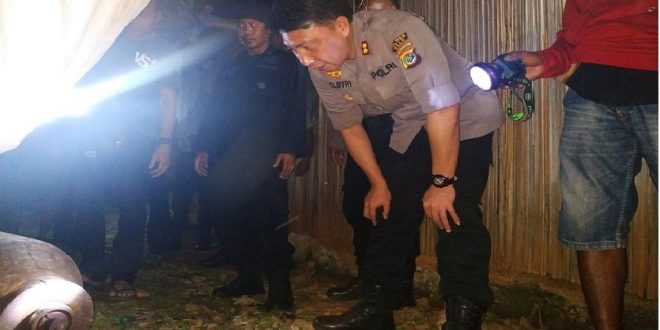 Kapolres Belu Tinjau Lokasi Penemuan Bom Aktif Peninggalan Jaman Perang