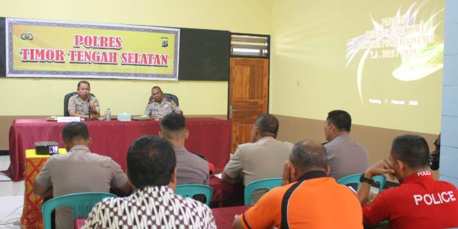 Ka SPN Kupang Survei Lokasi Kegiatan Siswa Latja Diktuk Bintara Polri